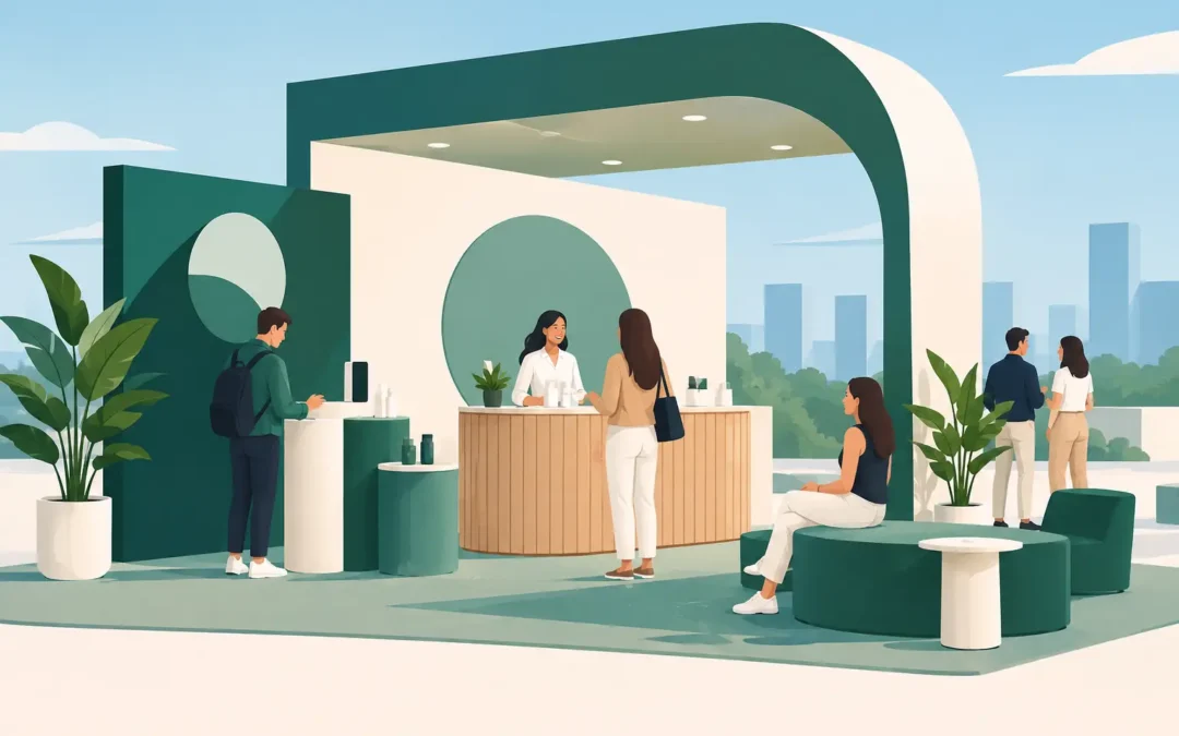 Espacio para activación de marca con carácter