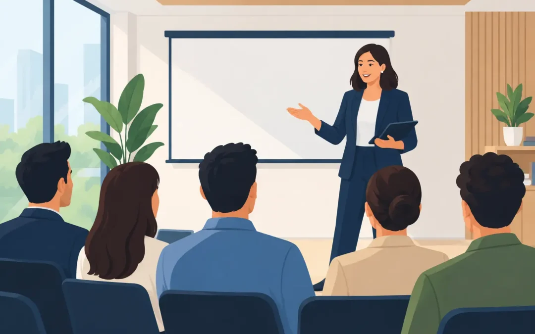 Espacio para capacitación empresarial con carácter